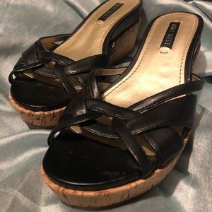 Nine West Sandel Slip-On Wedges